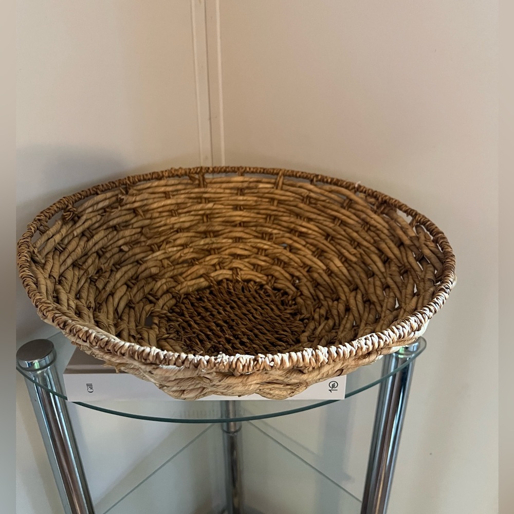 Natural Woven Round Basket